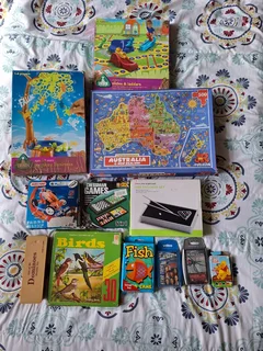 board games, card games and puzzles collection second hand lot
