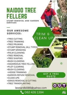 Naidoo Tree Fellers Stump Removal and Garderning