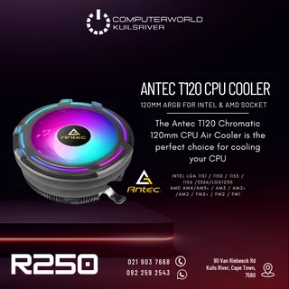 New Antec T120 Argb Cpu Cooler For R250
