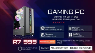 Gaming PC with Intel 6th Gen i7-6700