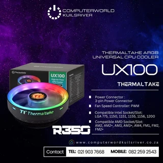 Thermal Take Argb Universal Cpu Cooler (ux100)