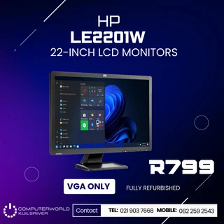 22 Inch Hp And Lg Lcd Moniters For R799