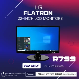 22 inch HP AND LG LCD MONITERS FOR R799
