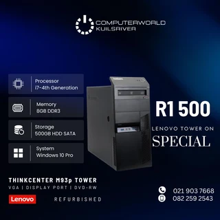 I7 4th Gene Lenovo M93p Towers For R1500