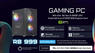 Gaming PC with Intel 9th Gen