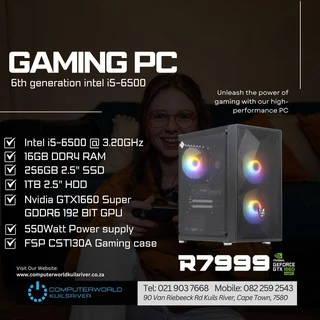 Gaming PC 6th Gen Intel i5-6500
