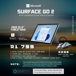 Surface Go 2 , 8th Gen Processer (Refurbished)