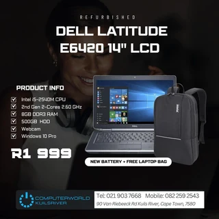 Dell Latitude E6420 , 14inch  LCD (Refurbished)