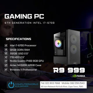 I7 With 8gig Gpu For Design And Editing Pc For R8999