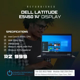 Dell Latitude E5450/ 14inch Display (Refurbished)