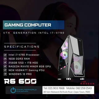 Gaming Computer with 4th Gen Intel i7-4790