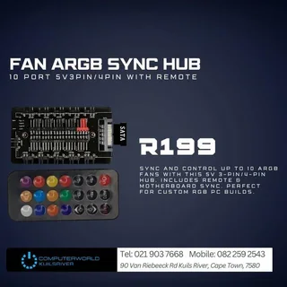 NEW ARGB FANS AND CONTROLLERS FROM R80
