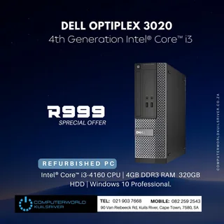 I3 Dell Optiplex 3020 Sff Desktops For R999