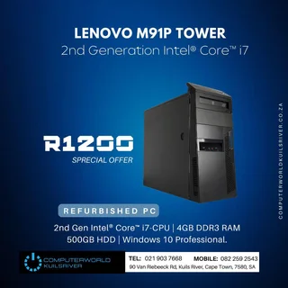 I7 Lenovo M91p Towers For R1200