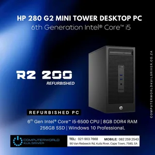 I5 6th Gene Hp 280 G2 Mini Towers For R1800