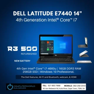 I7 Dell Latitude E7440 14.0inch Laptops For R3500