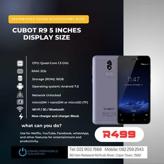 Special: Cubot R9 Android Cellphones For R499