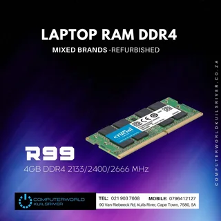 4gig Ddr4 Laptop Ram For R99