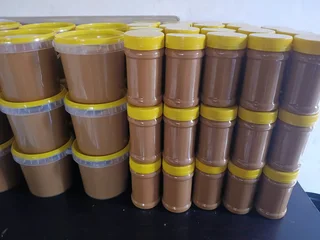 Sugar and additives free peanut butter