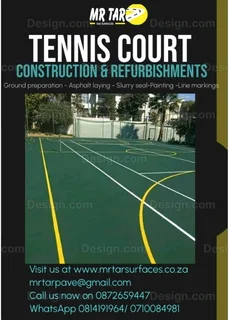 Tennis courts refurbishment and construction 