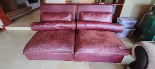 Large genuine leather seats