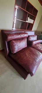 Large genuine leather seats