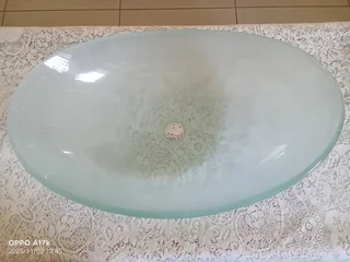 Bathroom basin oval shaped