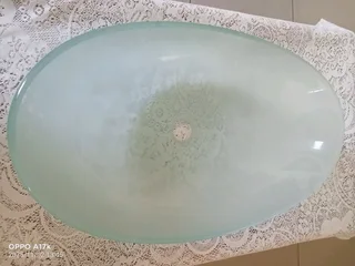 Bathroom basin oval shaped