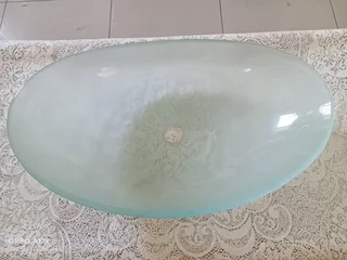 Bathroom basin oval shaped