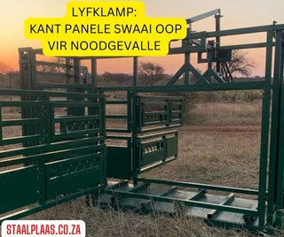 CATTLE WEIGH CRATE WITH NECK AND BODY CLAMP