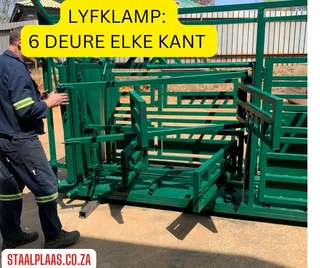 CATTLE WEIGH CRATE WITH NECK AND BODY CLAMP