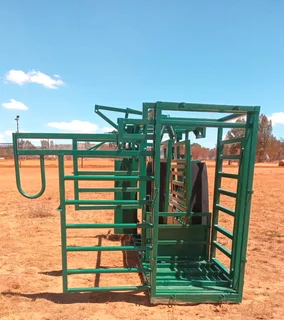 CATTLE SCALE WITH NECK AND BODY CLAMP