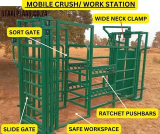 Mobile Neck Clamp Work Station