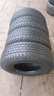 245/75R15 good year Wrangler tires. Leave your whatsapp number if interested.