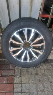 Brand New Rim and Tire for Toyota Land Cruiser Prado. Leave your whatsapp number if interested.