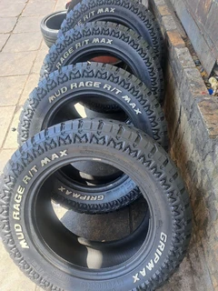 265/60R18 Gripmax Mud Rage R/T Max tires for sale.
