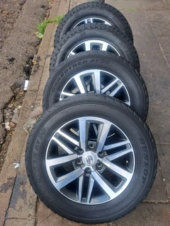 18 Inch Toyota Hilux legend 45/Fortuner Mags with 265/65R17 Dunlop Grandtrek and General glapper