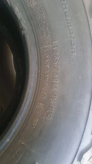 285/75R16 BFgoodrich tires of 90%thread left. leave your whatsapp number if interested.