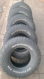 285/75R16 BFgoodrich tires of 90%thread left. leave your whatsapp number if interested.