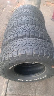 285/75R16 BFgoodrich tires of 90%thread left. leave your whatsapp number if interested.