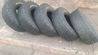 285/75R16 BFgoodrich tires of 90%thread left. leave your whatsapp number if interested.