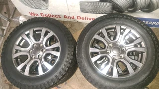 265/60R18 Ford Mags with General Grabber tires, leave your whatsapp number if interested.