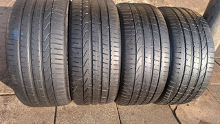 285/40R21 Pirelli tires. leave your whatsapp number if interested.