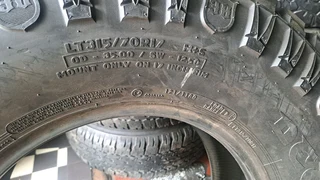 Lt315/70R17 mickey thompson tire. leave your whatsapp number if interested.