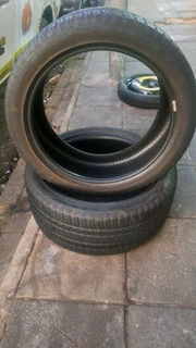 285/40R22 good year tires. leave your whatsapp number if interested.
