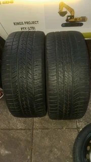 285/40R22 good year tires. leave your whatsapp number if interested.