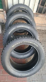 275/55R20 Mickey thompson all terrain tires. leave your whatsapp number if interested.