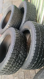 275/55R20 Mickey thompson all terrain tires. leave your whatsapp number if interested.