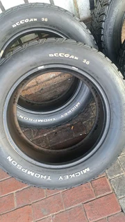 275/55R20 Mickey thompson all terrain tires. leave your whatsapp number if interested.