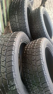 275/55R20 Mickey Thompson all terrain tires. leave your whatsapp number if interested.